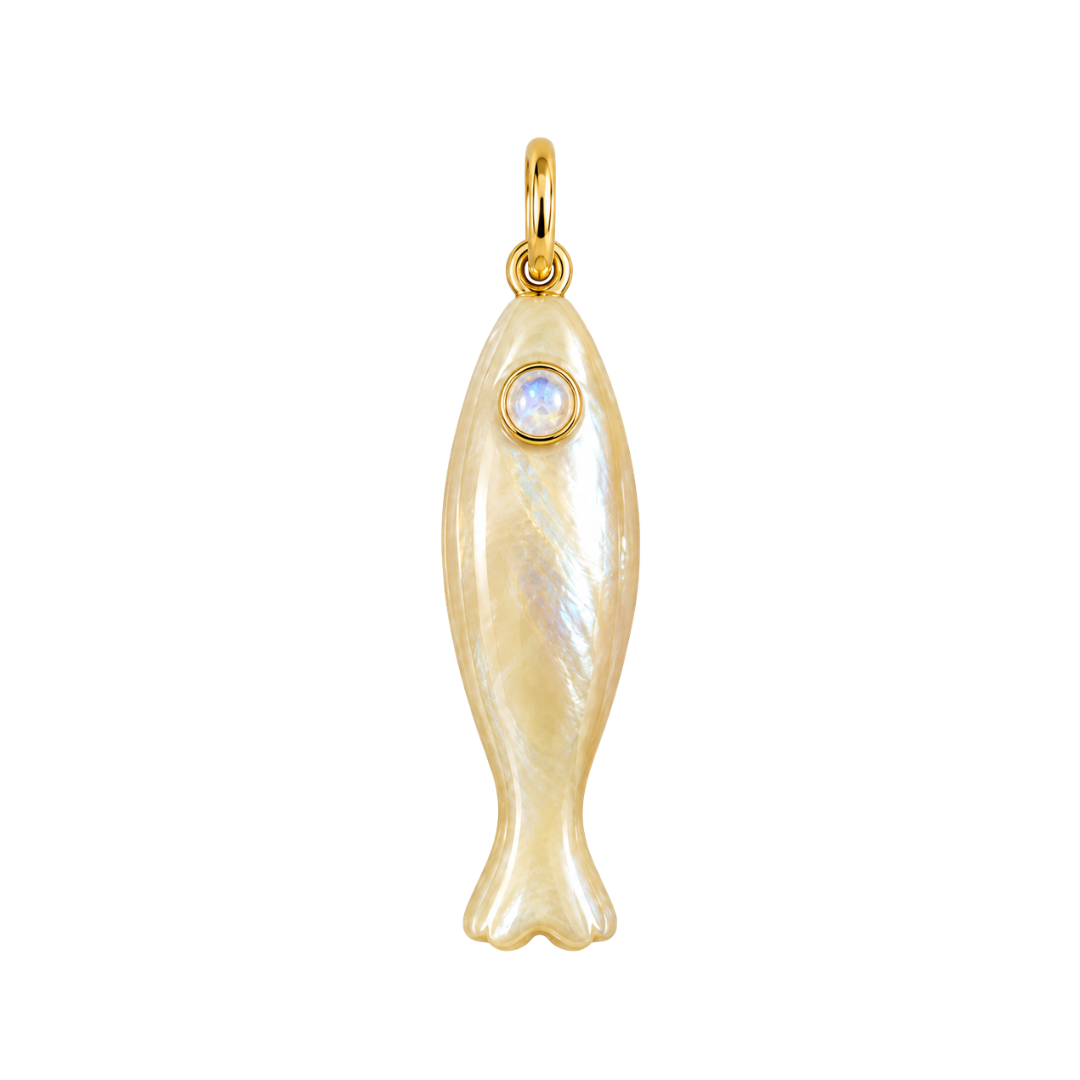 FISH TALISMAN Charm Pearl
